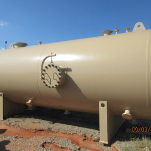 96 In. X 20 Ft X 250 - 3 Phase Horizontal Vesel