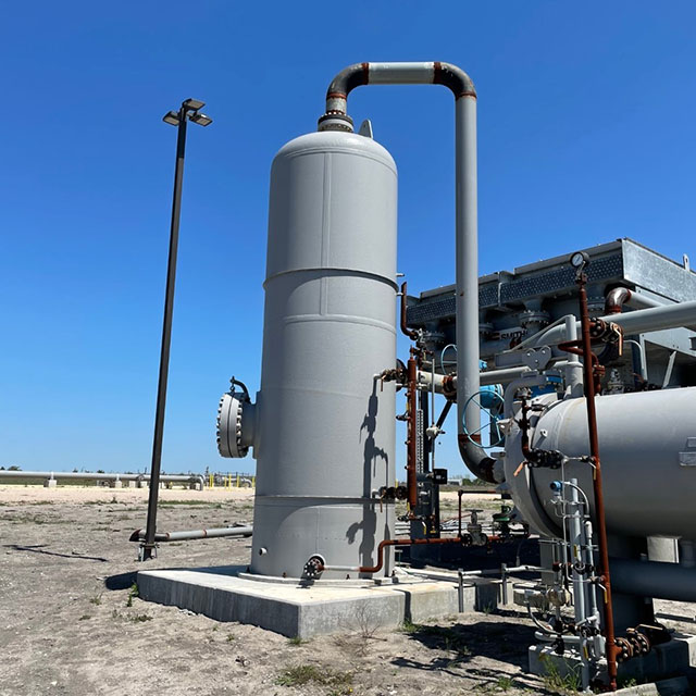 Vertical vessels
